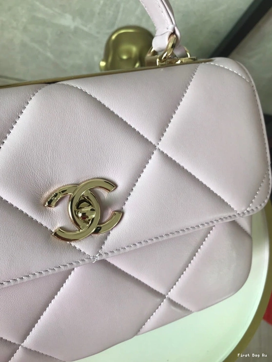 Firstbag Ru WITH BAG HANDLE TOP FLAP CHANEL 0810
